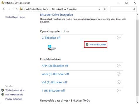 BitLocker C Drive 的图像结果