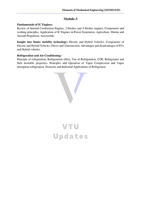 Vtuupdates - Fundamentals of IC Engines: Module- Review of Internal ...