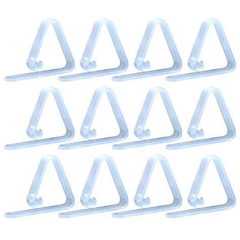 Cute Chip Clips 12 Transparent Clear Tablecloth Clips Plastic Table ...