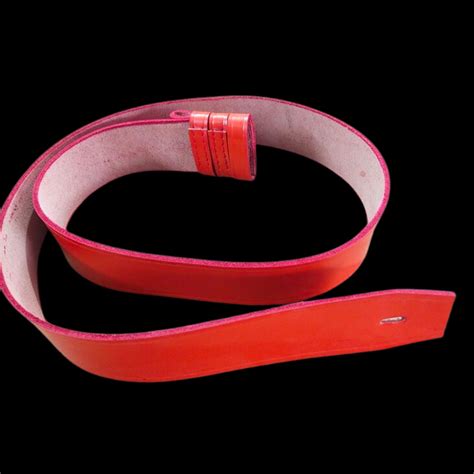 BROWN/TAN LEATHER UNIFORM BELT – Blue Army