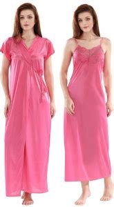 Zionity Women Nighty with Robe - Buy Zionity Women Nighty with Robe ...