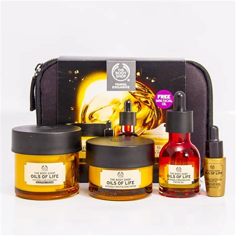 Body Shop Oils of Life Set: Ool Facial Oil 30 ml + Ool Cream 50 ml ...