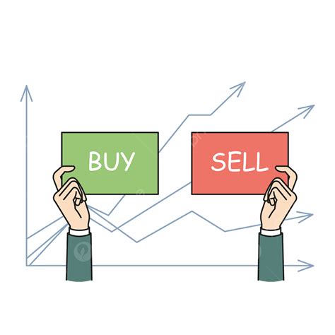사업가 보유 구매 및 판매 표지판, 스톡, 구입, 팔다 PNG, 일러스트 및 벡터 에 대한 무료 다운로드 - Pngtree
