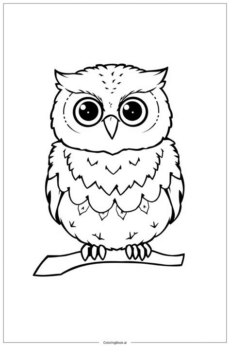 harry potter owl hedwig Coloring Page (Free PDF&PNG Printable)