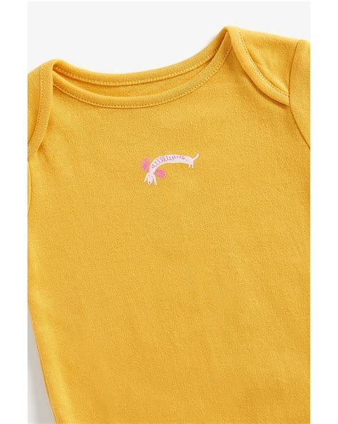 Buy Girls Full sleeves Bodysuit dog print - Pack of 5 - Multicolor ...