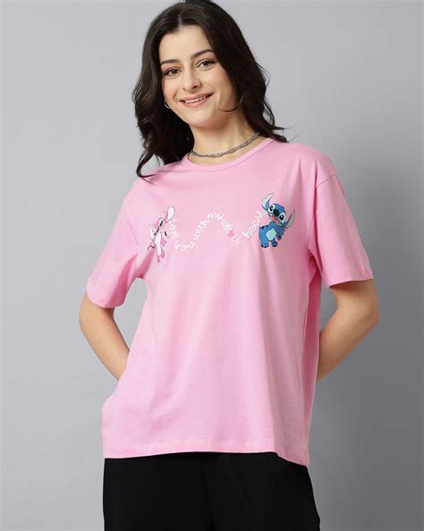 Lilo & Stitch Oversized Tshirt Women – Free Authority