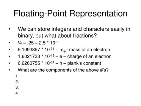 Image result for Floating Point Representation a Level