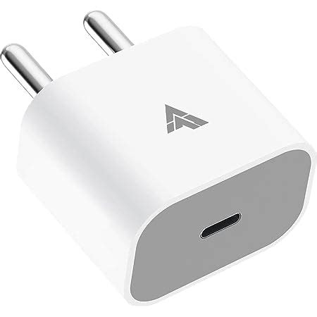 Portronics Adapto 20 Type C 20w Charger for Android,iPhone 14/ 14 Plus ...