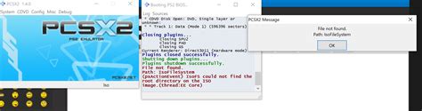 Image result for Path ISO File System Not Found PCSX2