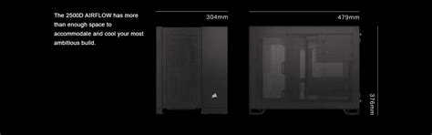 Buy Corsair 2500D Airflow Mini-Tower Dual Chamber PC Case (Black) at ...