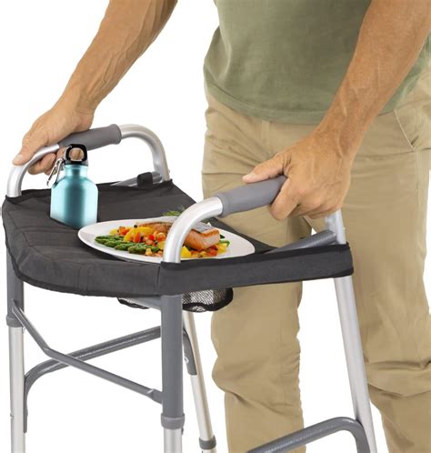 Amazon.com: Vive Walker Tray for Folding, Standard Walkers (with Basket ...