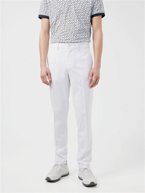 J.Lindeberg Mens Elof Golf Pants - WHITE | Golf Anything Canada