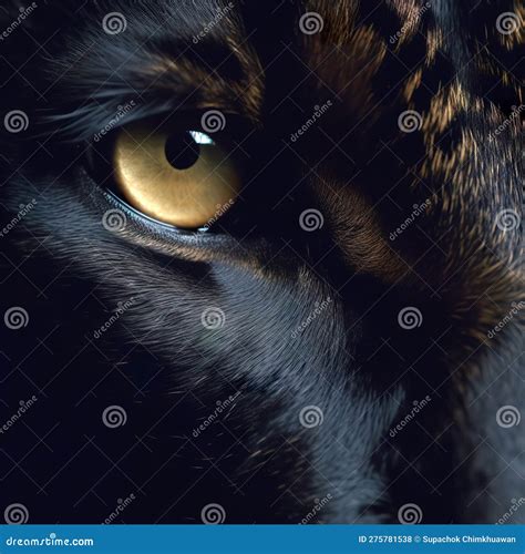 Black Panther’s Eyes Close Up Stock Photo - Image of peering, suit ...