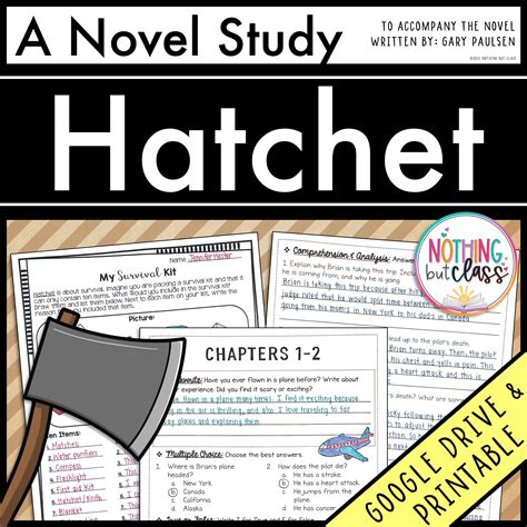 Hatchet Book Clipart