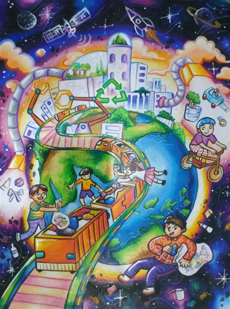 Poster About Science and Technology 的图像结果