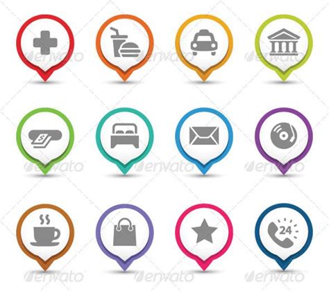 Map Pins with Labels 的图像结果