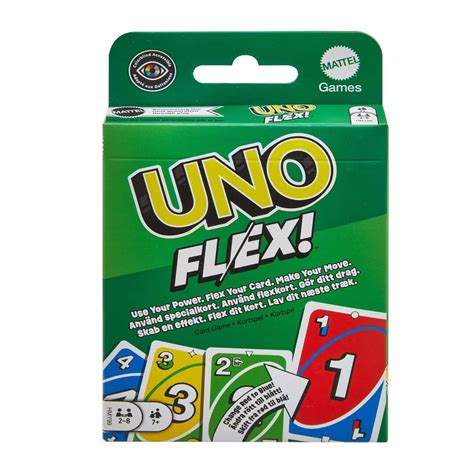 Mattel Games UNO Flex Card Game, Fun Games for Adult and Party Game Night