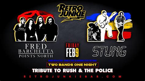 FRED BARCHETTA (Rush Tribute) + STUNG (Sting/The Police Tribute ...
