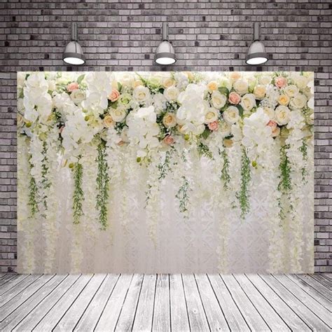 Buy Photography Backdrop Background Rose Flower Wall Photo Studio ...