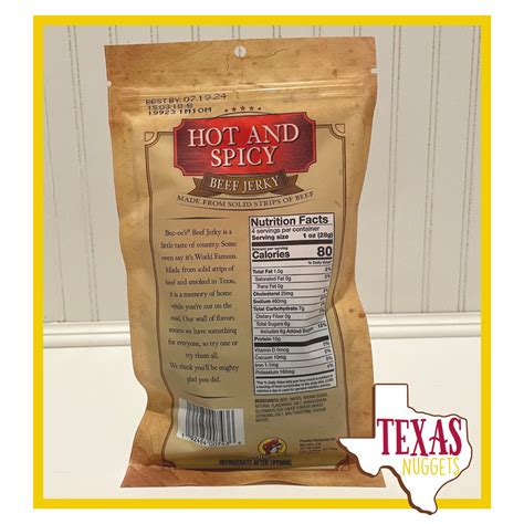 Buc-ee's Hot and Spicy Beef Jerky – Texas Nuggets
