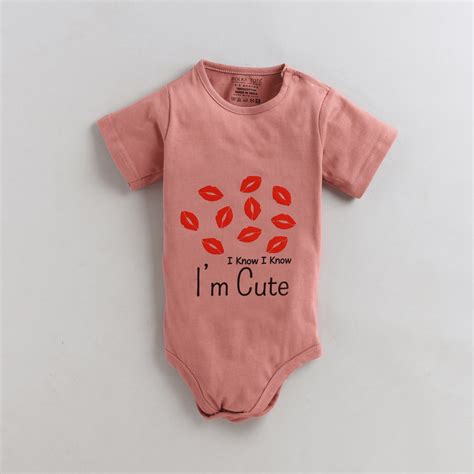 Polka Tots Half Sleeve onesie - Pink – PolkaTots.in