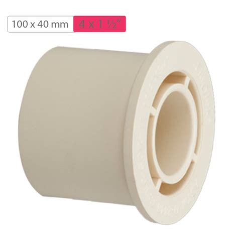 Finolex CPVC Reducer Bush 100x40mm SCH80 | mykit | Buy online | Buy ...