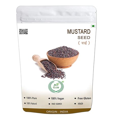 Agri Club Mustard Seeds 200gm, Sarson Beej, Rai : Amazon.in: Grocery ...