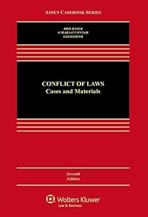 Buy Conflicts of Law: Cases and Materials (Aspen Casebook) Book Online ...