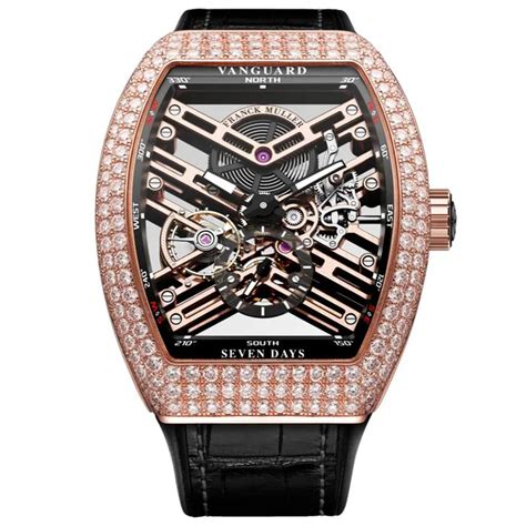 Men’s Franck Muller Vanguard V 45 S6 SQT D (NR) Manual Winding Skeleto ...