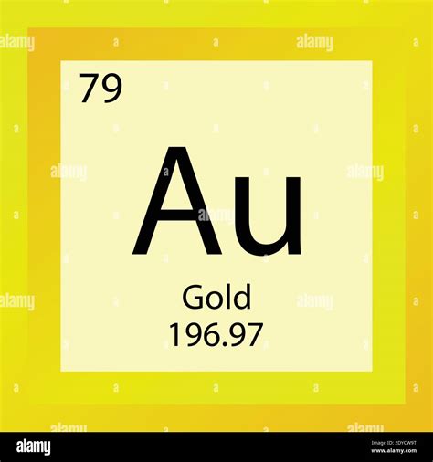 Chemical symbol au hi-res stock photography and images - Alamy