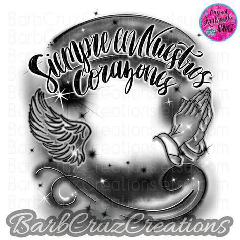 Airbrush Png, Siempre En Nuestros Corazones, Always in My Heart Spanish ...