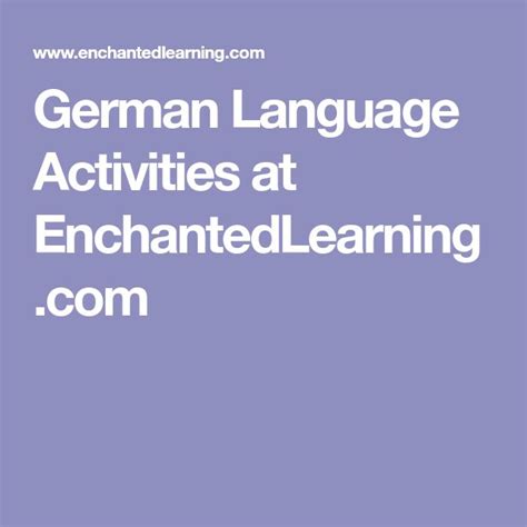 Image result for German Language Activities