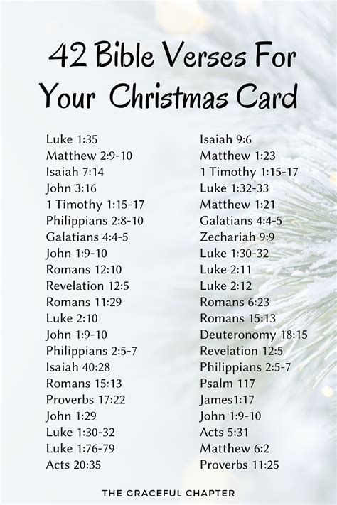 42 bible verses for christmas cards – Artofit