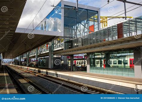 The Railway Station of Gent-Sint-Pieters; Ghent, Flanders, Belgium ...