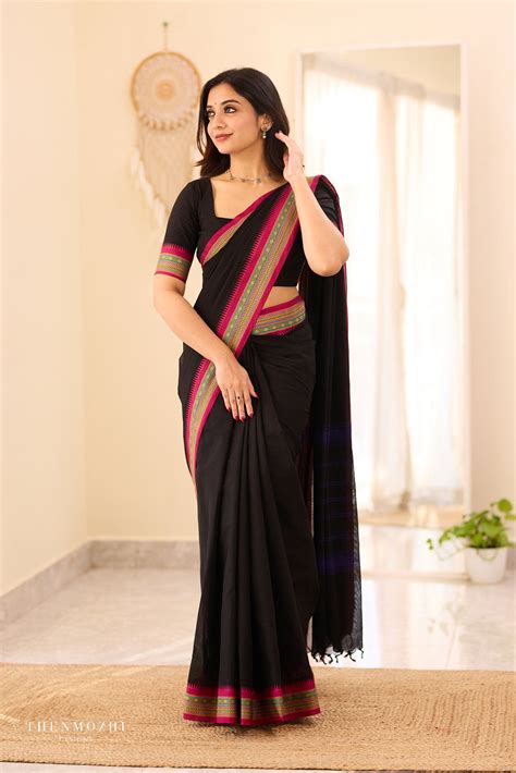 Buy Pure Chettinad Cotton Saree Online- Thenmozhi Designs