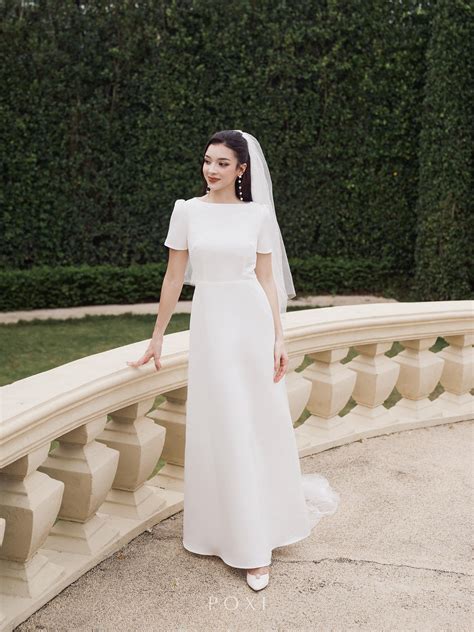 Boat neckline wedding dress 60 photos - Astyledwedding.com