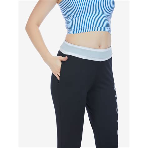 Buy MAYSIXTY Printed Black Yoga Pant Online