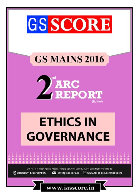 ARC2 Ethics Report Summary: Insights from the 2nd ARC on Governance ...