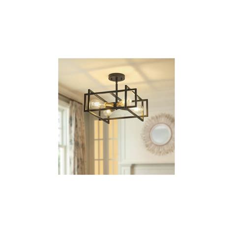 Febeleven Metal Semi Flush Mount Ceiling Light Fixture, India | Ubuy