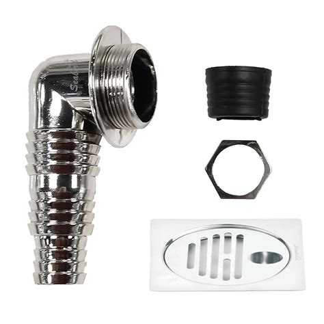 SEABIRD 5-Inch Washing Machine Outlet Pipe Connector with Square Floor ...