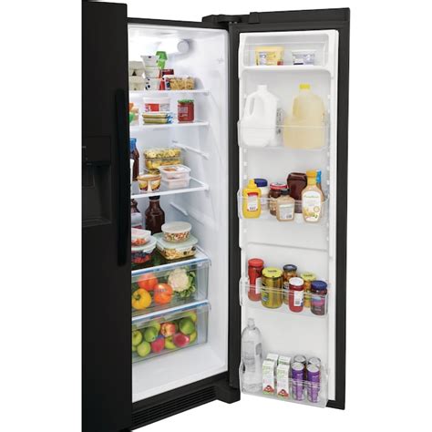 Frigidaire 25.6-cu ft Side-by-Side Refrigerator with Ice Maker, Water ...