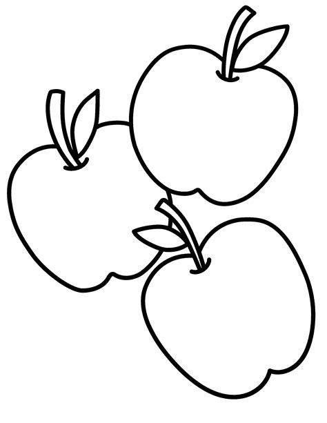Apples Coloring Pages