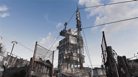 The Top o' Castle Tower in The Castle ~55m/180ft tall : r/fo4