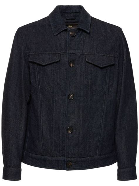 Neive cotton & cashmere jacket - Loro Piana - Men | Luisaviaroma