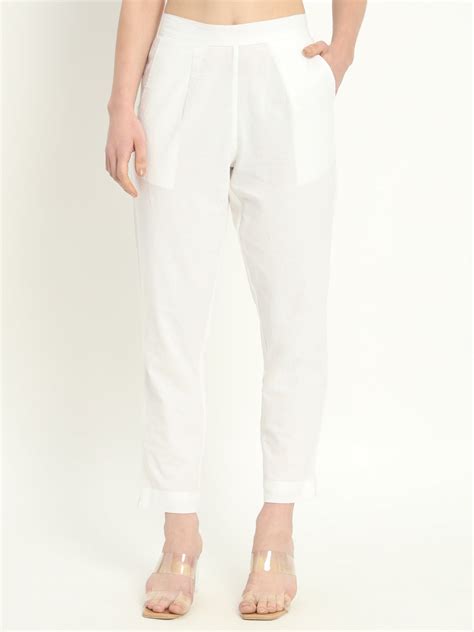 Step Up Your Style with White Cotton Pants – SKYTICK
