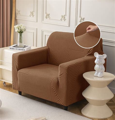 Universal Jacquard Thickened Fabric Sofa Cover (Camel) – House of quirk