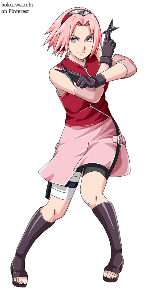 Sakura Haruno render/png by me 11 by Uzimaho13 on DeviantArt