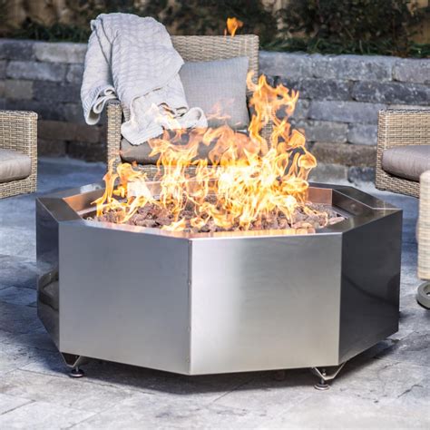Large Stainless Steel Fire Pit at Jimmy Lewis blog