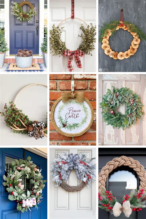 Christmas Wreath On Door