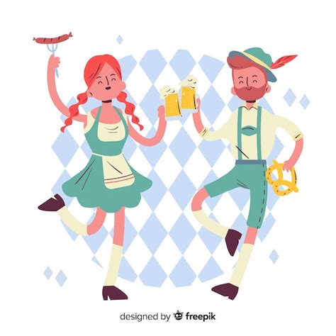 Oktoberfest Comic-Vektoren und -Illustrationen zum kostenlosen Download ...